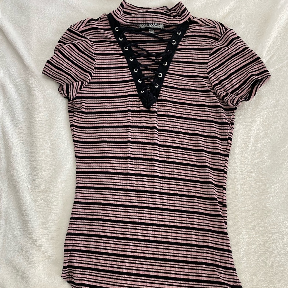 Black and pink shirt